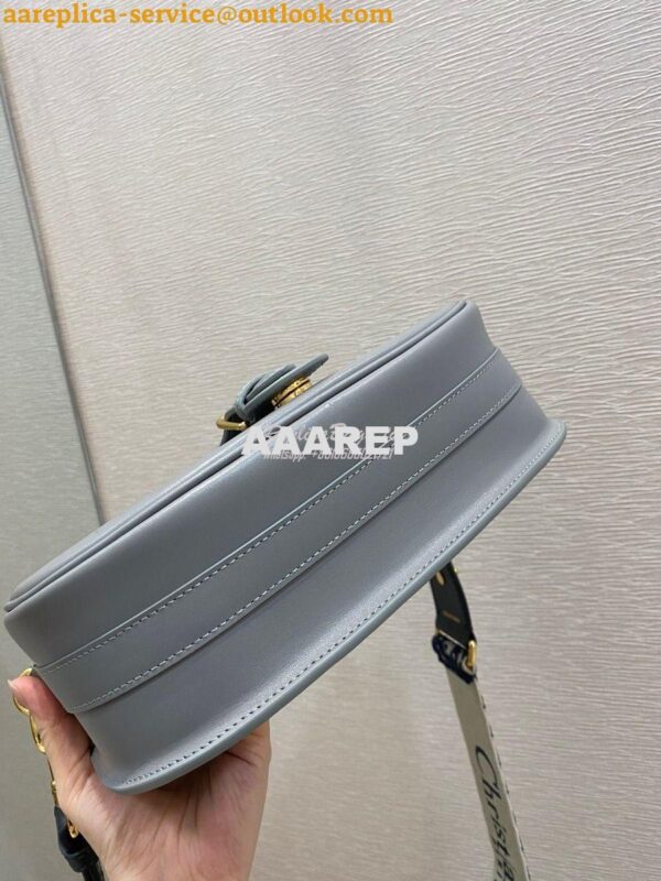 Replica Dior Large Bobby Bag Grey Box Calfskin M9320U 13