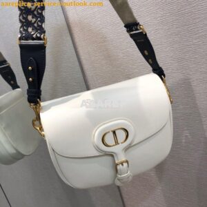 Replica Dior Large Bobby Bag Latte Box Calfskin M9320U 2