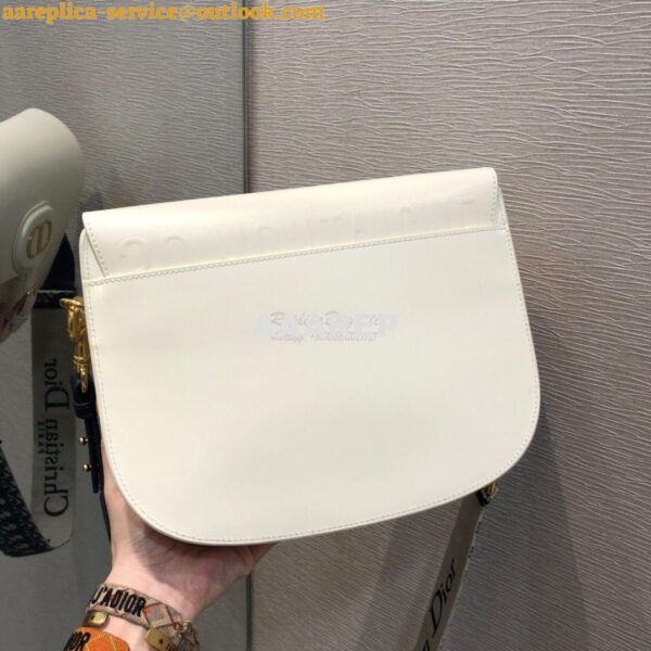 Replica Dior Large Bobby Bag Latte Box Calfskin M9320U 11