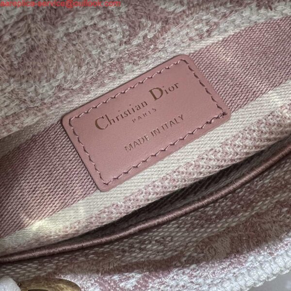 Replica Dior M0500 MINI Lady D-LITE Bag Pink Toile de Jouy Embroidery 10