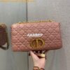 Replica Dior Large Caro Bag Soft Cannage Calfskin M9243 Red