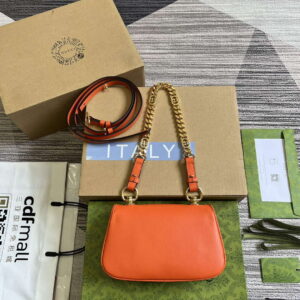 Replica Gucci 724645 Gucci Blondie Mini Shoulder Bag Orange