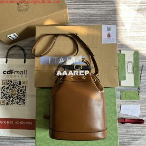 Replica Gucci 724652 Diana Small Bucket Bag Brown