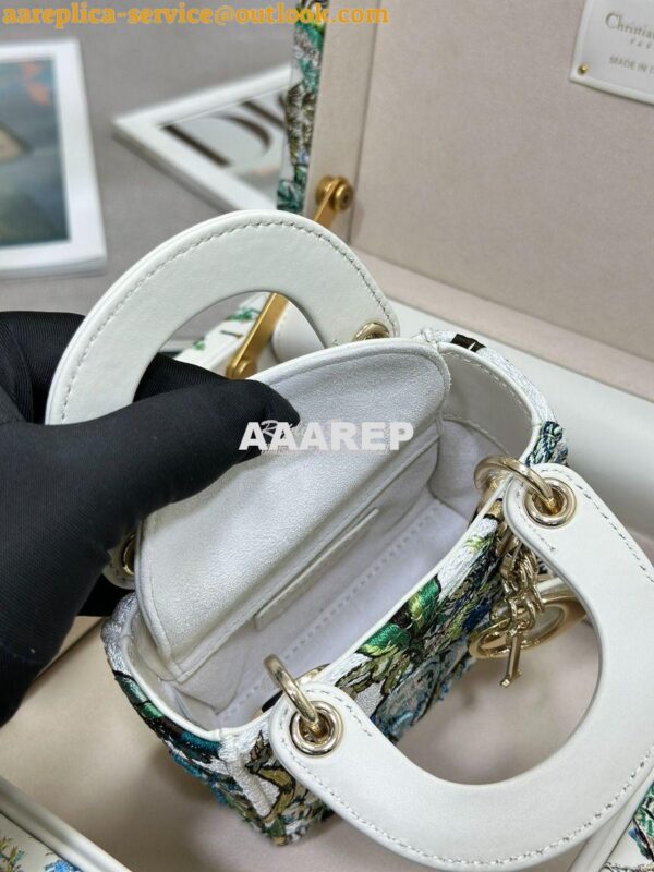 Replica Dior Limited Edition Micro Lady Dior Bag Lambskin and Satin Be 10