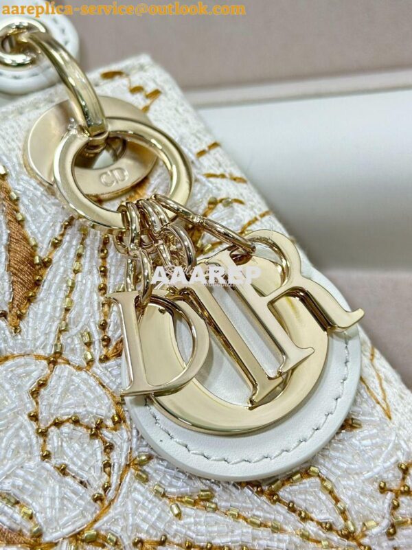 Replica Dior Limited Edition Micro Lady Dior Bag Lambskin and Satin Be 6