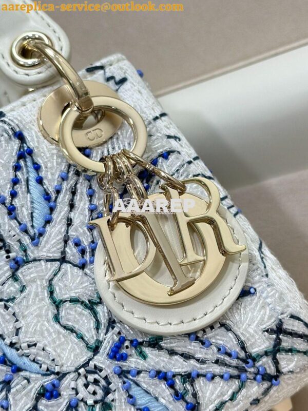 Replica Dior Limited Edition Micro Lady Dior Bag Lambskin and Satin Be 6