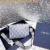 Replica Dior Lingot 22 Bag Black CD Diamond Canvas 1ADPO249