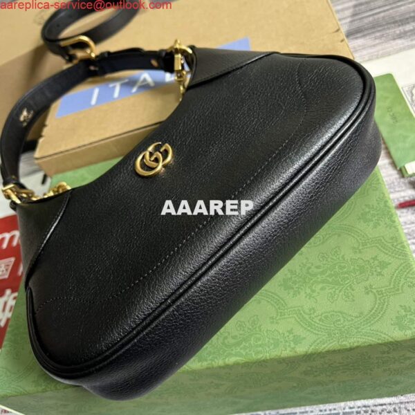 Replica Gucci 731817 Aphrodite Small Shoulder Bag Black 7