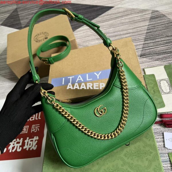 Replica Gucci 731817 Aphrodite Small Shoulder Bag Green 5