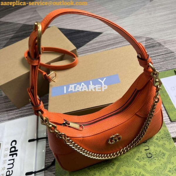 Replica Gucci 731817 Aphrodite Small Shoulder Bag Orange 6