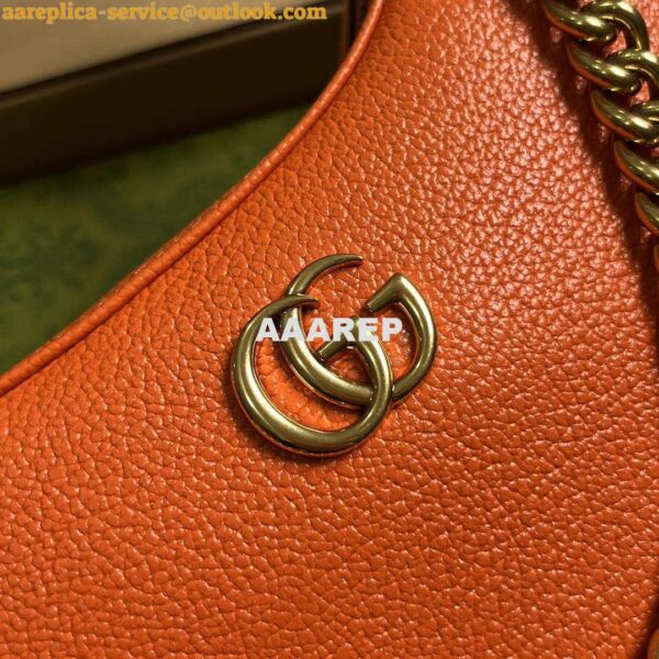 Replica Gucci 731817 Aphrodite Small Shoulder Bag Orange 8