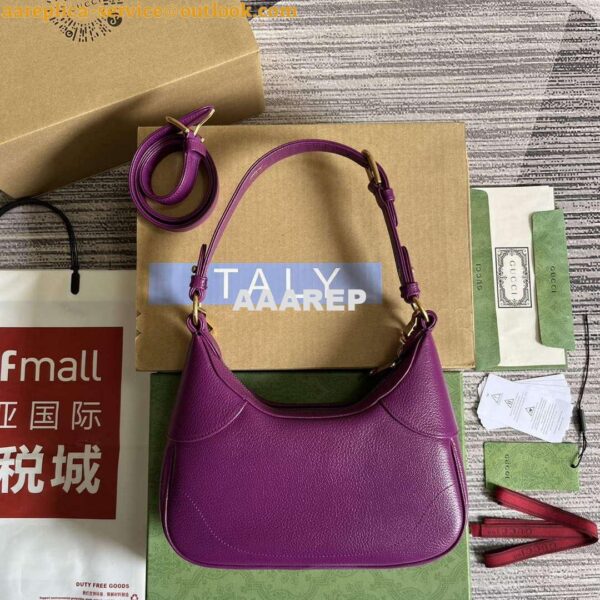 Replica Gucci 731817 Aphrodite Small Shoulder Bag Purple 8