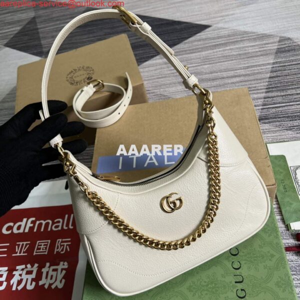 Replica Gucci 731817 Aphrodite Small Shoulder Bag White 5