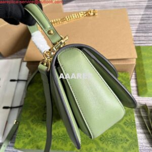 Replica Gucci 735101 Gucci Blondie Top-handle Bag Light green 2