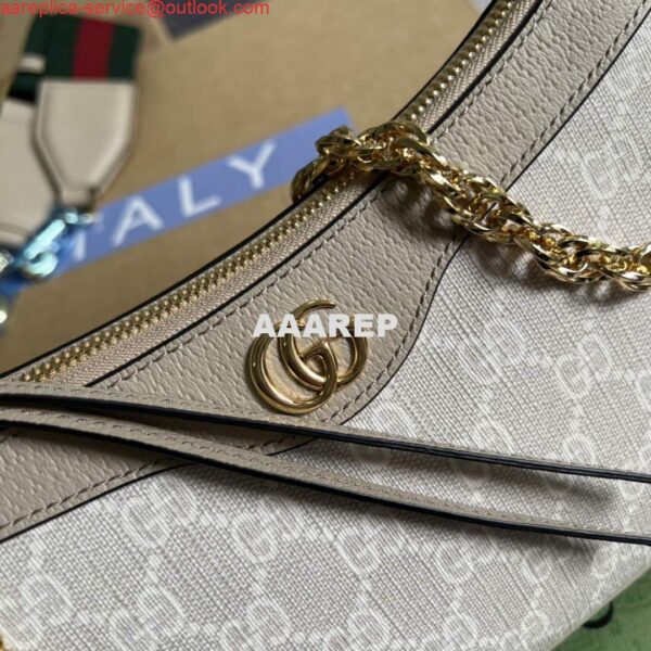 Replica Gucci 735132 Ophidia small handbag Oatmeal 8