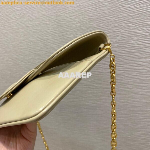 Replica Dior Medium DiorDouble Bag Beige Calfskin M8641 9