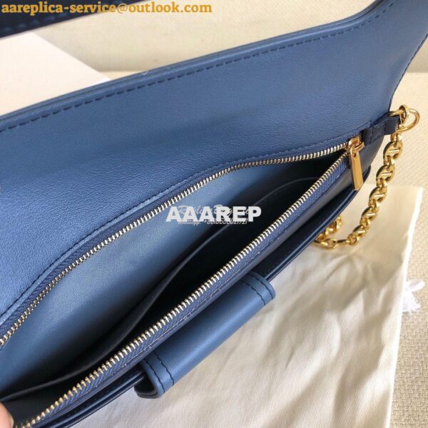 Replica Dior Medium DiorDouble Bag Blue Gradient Calfskin M8641 9