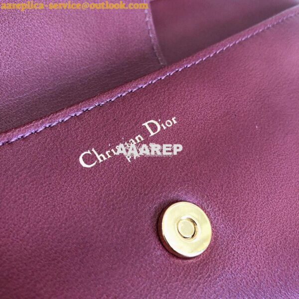 Replica Dior Medium DiorDouble Bag Pink Gradient Calfskin M8641 9