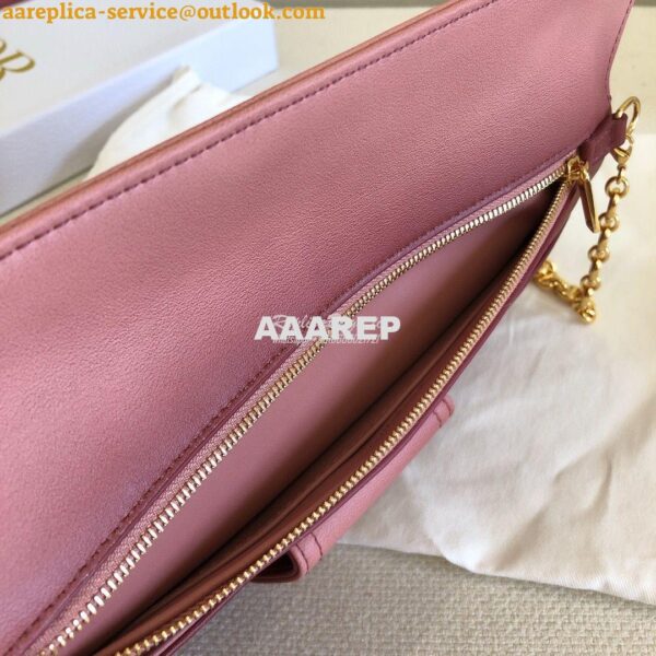 Replica Dior Medium DiorDouble Bag Pink Gradient Calfskin M8641 10