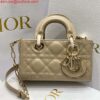 Replica Dior S0910 Micro Lady D-joy Bag Silver-Tone Satin with Gradient Bead Embroidery 2