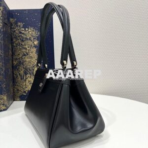 Replica Dior Medium Key Bag Black Box Calfskin M1843 2