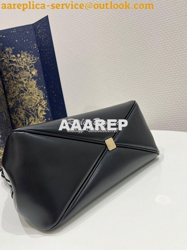 Replica Dior Medium Key Bag Black Box Calfskin M1843 10