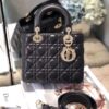 Replica Dior Small Lady My ABCDior Bag Lambskin M0538 Blue 2