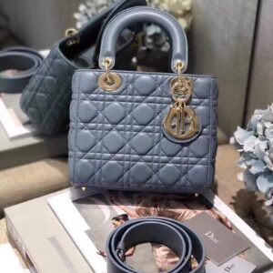 Replica Dior Small Lady My ABCDior Bag Lambskin M0538 Blue