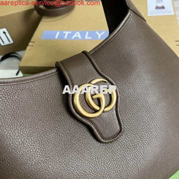 Replica Gucci 726274 Aphrodite Medium Shoulder Bag Brown 8