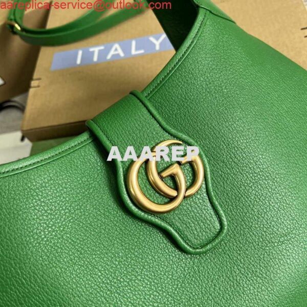 Replica Gucci 726274 Aphrodite Medium Shoulder Bag Green 6