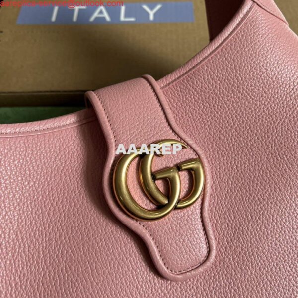 Replica Gucci 726274 Aphrodite Medium Shoulder Bag Light Pink 6