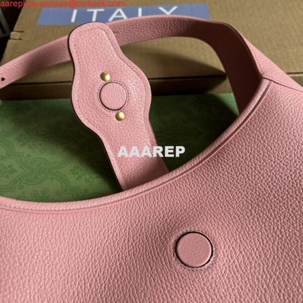 Replica Gucci 726274 Aphrodite Medium Shoulder Bag Light Pink 9