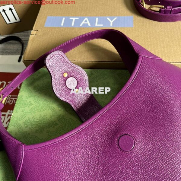 Replica Gucci 726274 Aphrodite Medium Shoulder Bag Purple 8