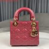 Replica Dior M0505 Mini LADY Dior Bag Purple Cannage Lambskin 2