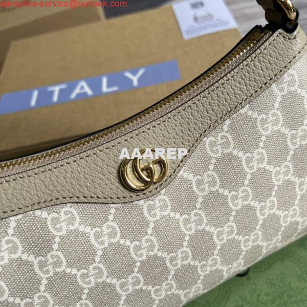 Replica Gucci 735145 GG Supreme Ophidia small handbag Oatmeal 7