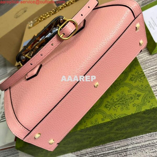 Replica Gucci 735153 Gucci Diana Small Shoulder Bag Pink 8