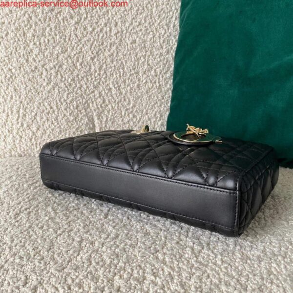 Replica Dior M0540 Lady D-joy Bag Black Cannage Calfskin 5