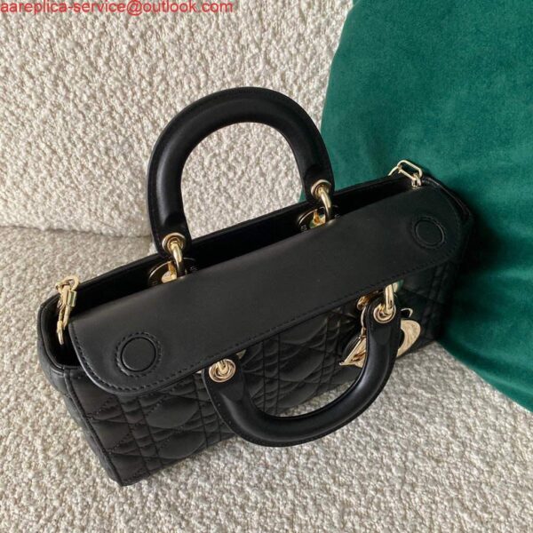 Replica Dior M0540 Lady D-joy Bag Black Cannage Calfskin 8