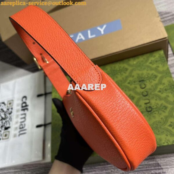 Replica Gucci 739076 Aphrodite Mini Shoulder Bag Orange 8