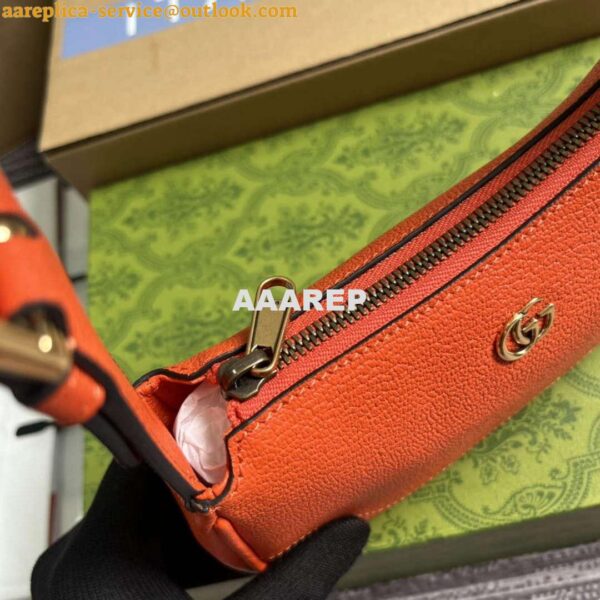 Replica Gucci 739076 Aphrodite Mini Shoulder Bag Orange 9