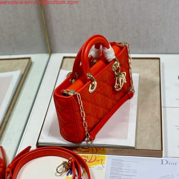 Replica Dior M0540 Lady D-joy Bag Red Cannage Calfskin 5