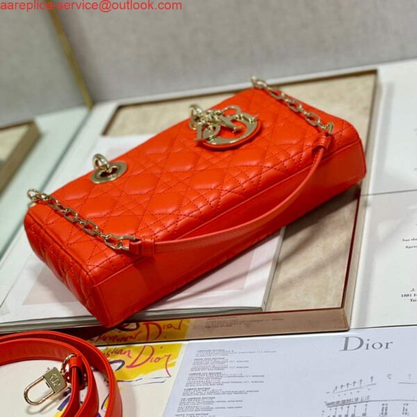 Replica Dior M0540 Lady D-joy Bag Red Cannage Calfskin 7