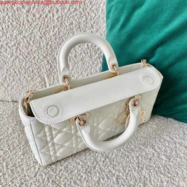 Replica Dior M0540 Lady D-joy Bag White Cannage Calfskin 8