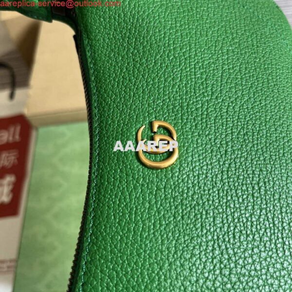 Replica Gucci 739076 Aphrodite shoulder bag with Double G Green 7