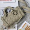 Replica Dior M0565 Lady D-Life Medium Bag Beige Union Jute Fabric 2