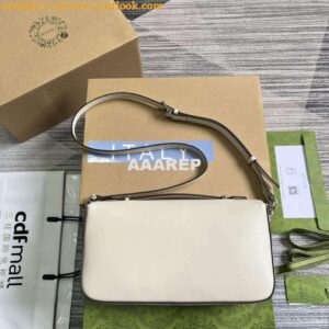 Replica Gucci 739721 Petite GG Small Shoulder Bag White