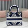 Replica Dior M0565 Medium Lady D-Life Bag Blue Cupidon Embroidery 2