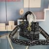 Replica Dior M0565 Medium Lady D-Life Bag Light Yellow Cupidon Embroidery