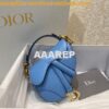 Replica Dior Micro Saddle Bag Cloud Blue Goatskin S5662