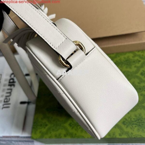 Replica Gucci 742360 Gucci Blondie Small Shoulder Bag White 4